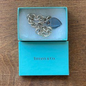 Tiffany & Co. Engraveable Sterling Silver Heart Tag Bracelet